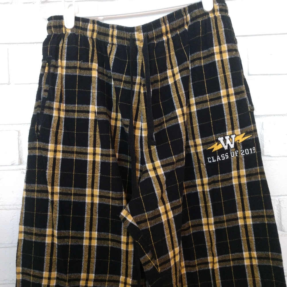 Boxercraft PJ Pants w/pockets Wilcox W & Lightning Bolt Class Of 2019